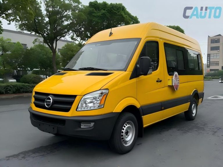 Eco-Friendly Zero Emission Electric Passenger Van for Urban Commute Transport